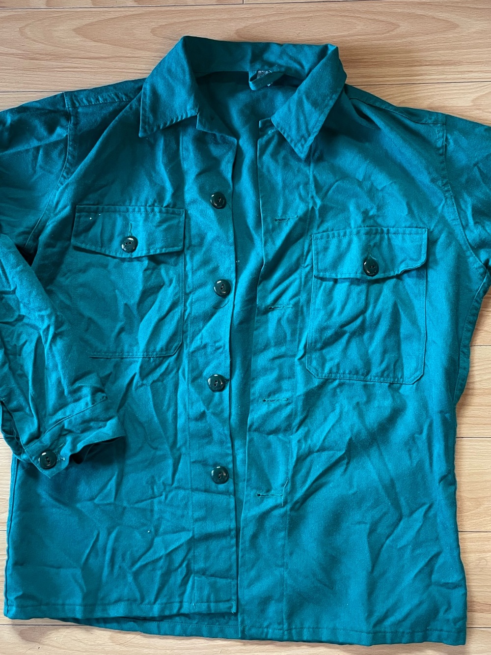Teal Chore Coat